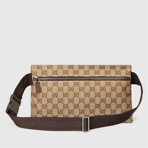 gucci monogram canvas belt bag|gucci belt bag original.